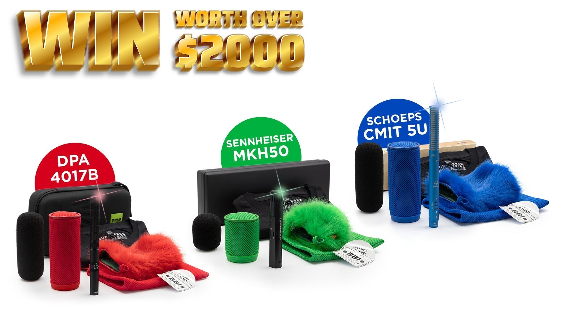 Shotgun Mic & Spacer Bubble Giveaway