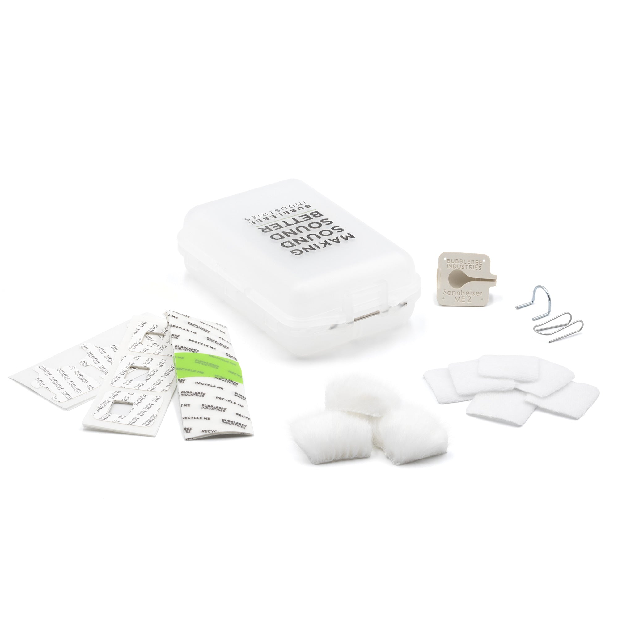 The Bride Mic Hiding Kit for Wedding Videographers: Tascam DR-10L White