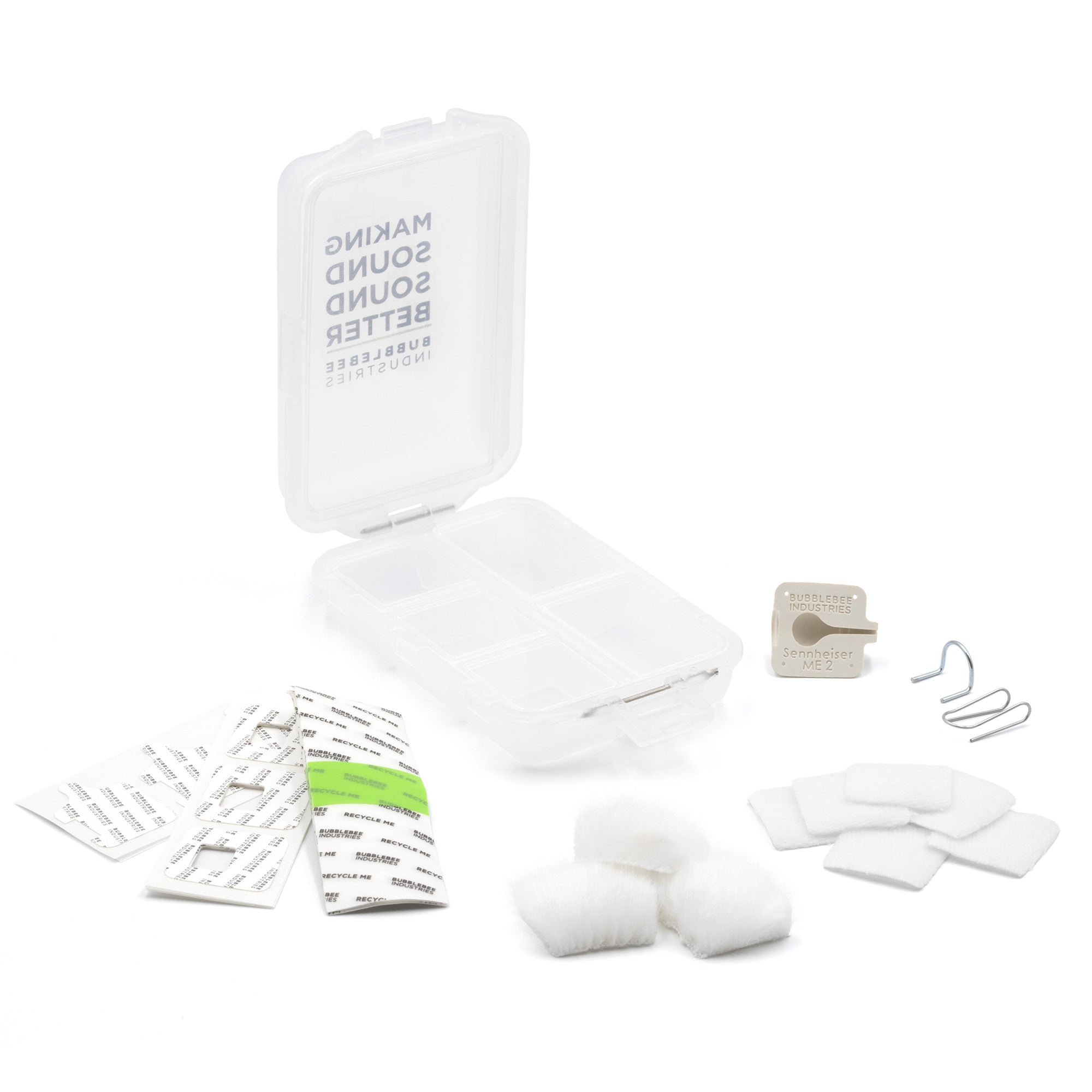 The Bride Mic Hiding Kit for Wedding Videographers: Tascam DR-10L White