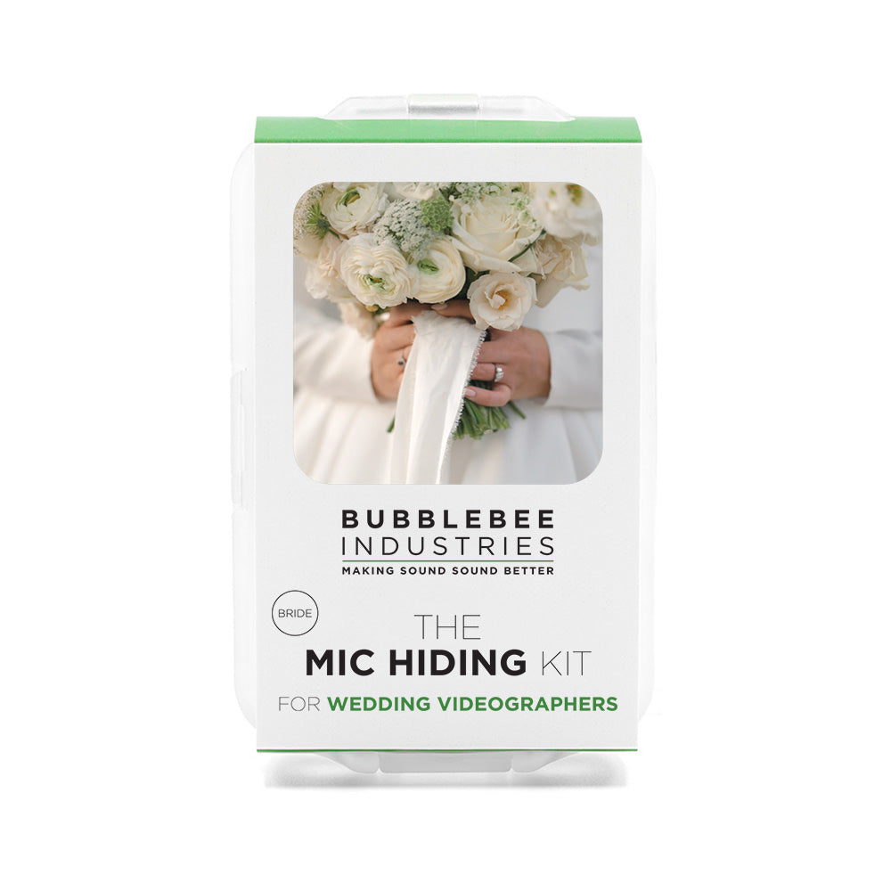 The Bride Mic Hiding Kit for Wedding Videographers: Tascam DR-10L White