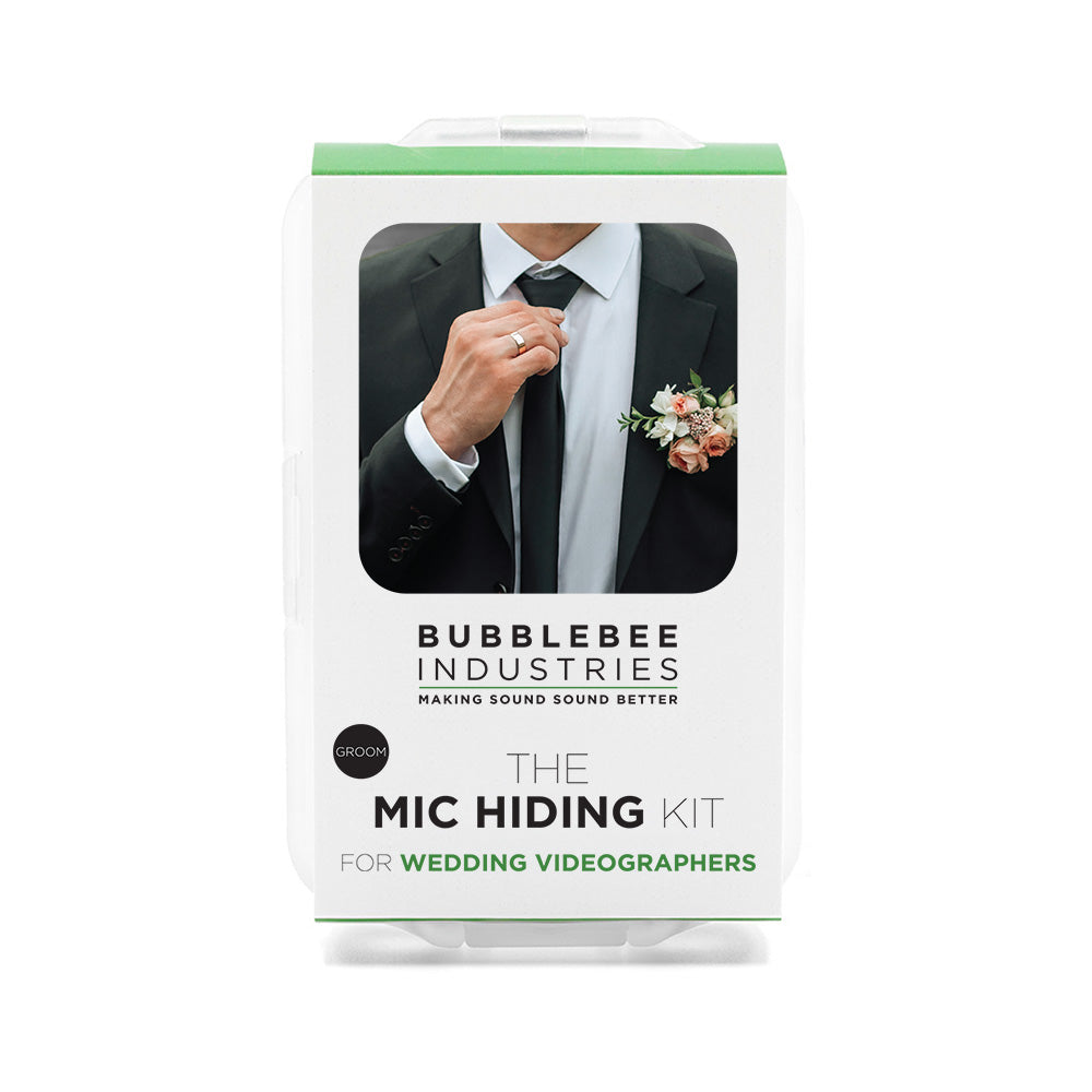 The Groom Mic Hiding Kit for Wedding Videographers: Tascam DR-10L Black