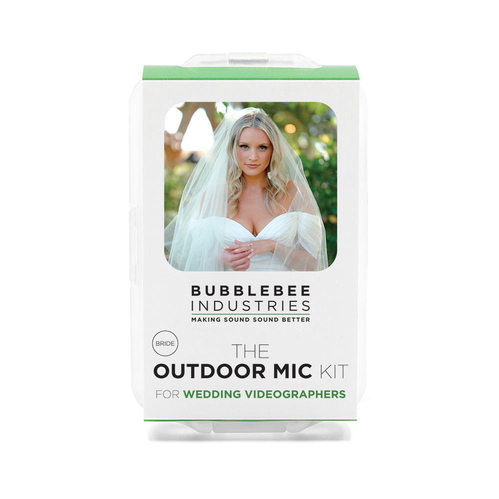 The Bride Outdoor Mic Kit for Wedding Videographers: Tascam DR-10L White