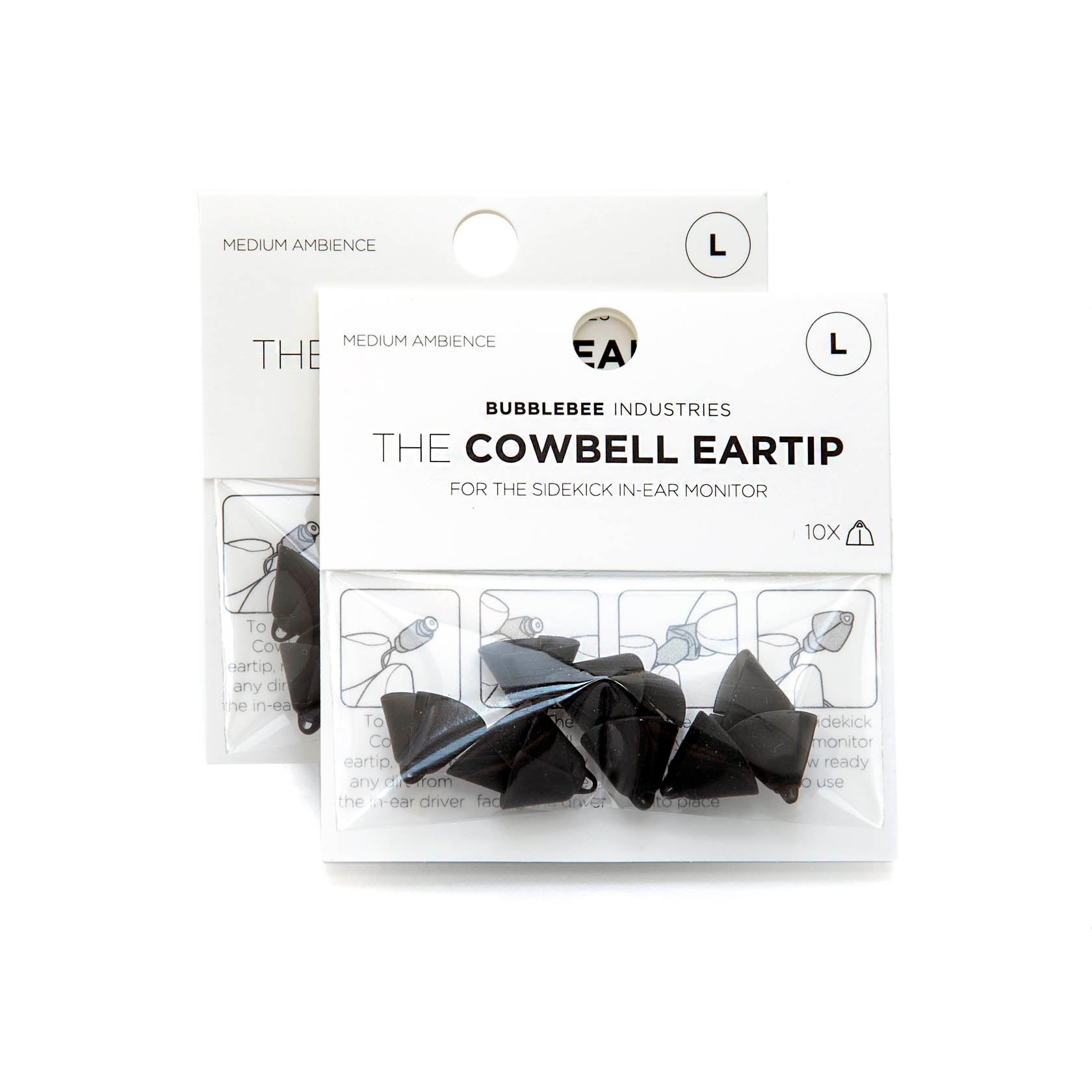 The Sidekick Cowbell Eartip, 10-Pack