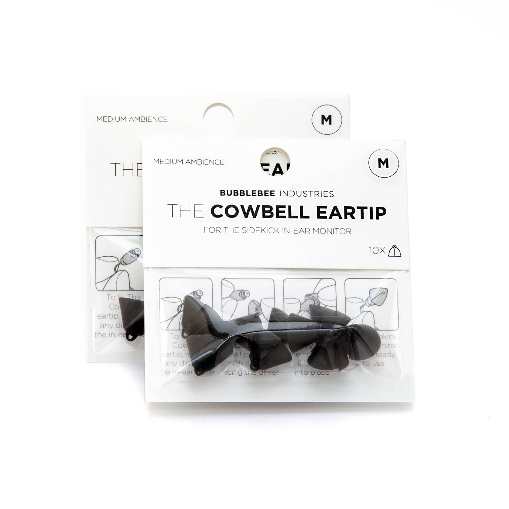 The Sidekick Cowbell Eartip, 10-Pack