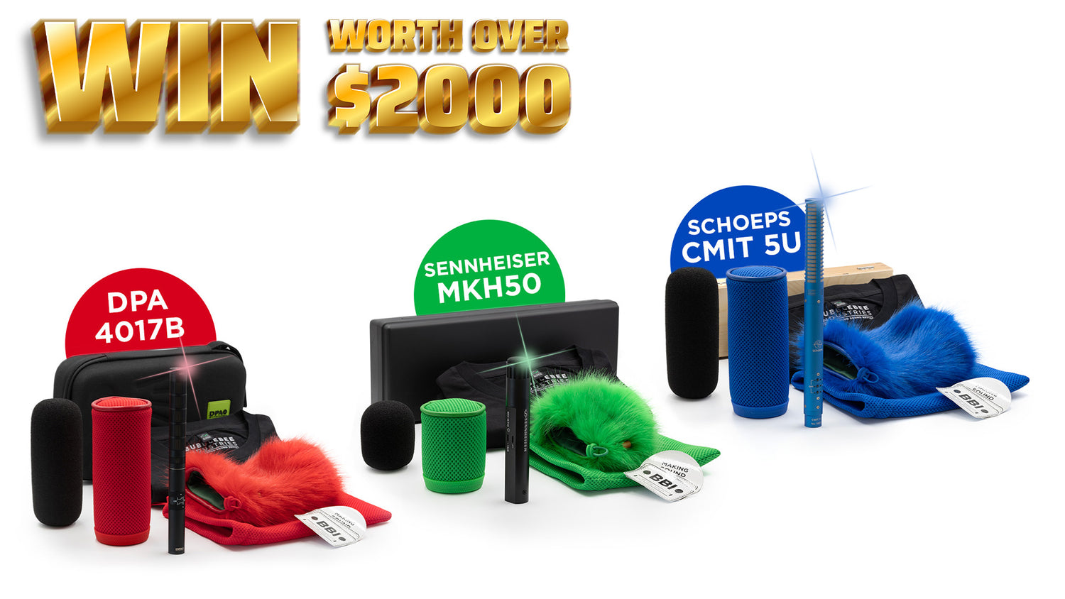 Shotgun Mic & Spacer Bubble Giveaway