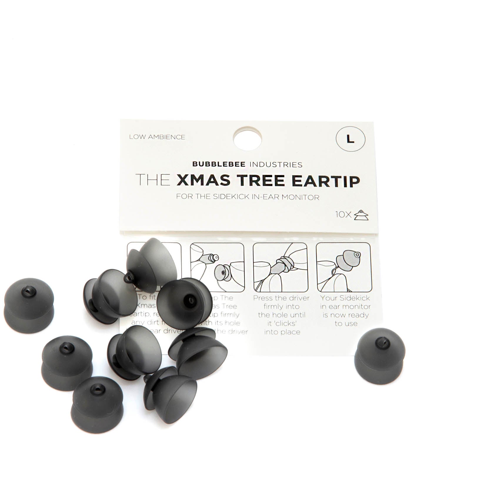 The Sidekick Christmas Tree Eartip, 10-Pack