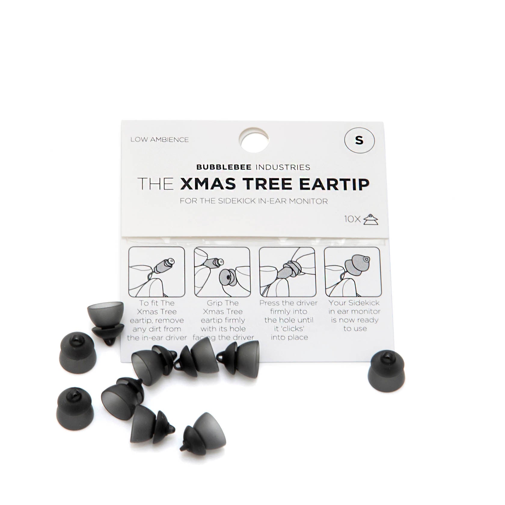 The Sidekick Christmas Tree Eartip, 10-Pack